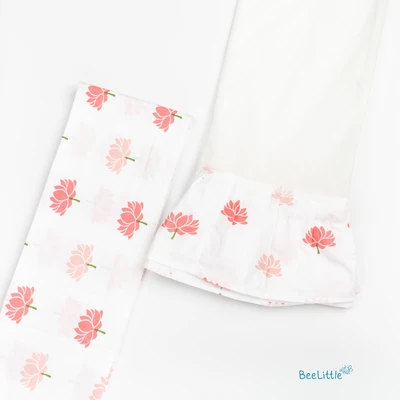 Lotus - Beelittle Premium Organic Cotton Baby Thottil Cradle | Soft, Breathable & Portable