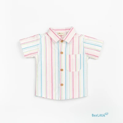 Pink blue stripes