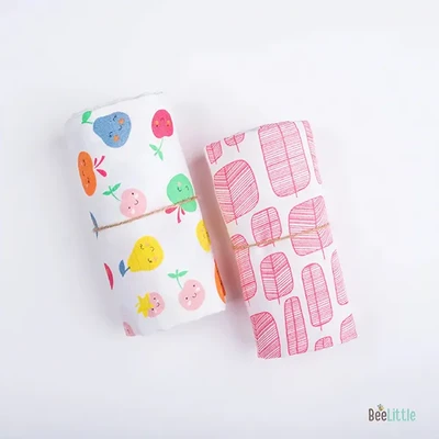 Fruit Punch – Organic Muslin Cotton Baby Swaddle Blanket