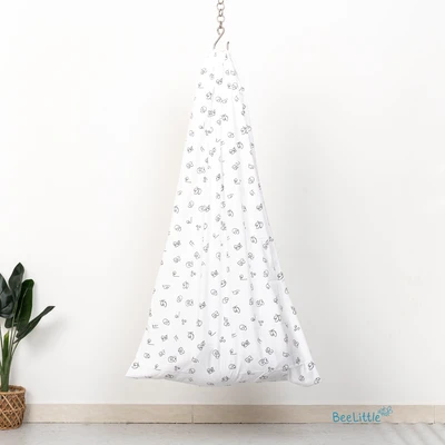 Love Tamil -  Beelittle Premium Organic Cotton Baby Thottil Cradle | Soft, Breathable & Portable