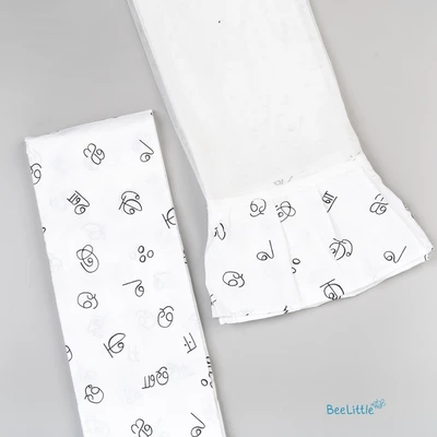 Love Tamil -  Beelittle Premium Organic Cotton Baby Thottil Cradle | Soft, Breathable & Portable