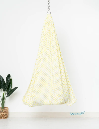 Sunlit Gems - Beelittle Premium Cotton Baby Thottil Cradle | Soft, Breathable & Portable
