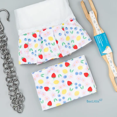 Sweet Harvest - Beelittle Premium Cotton Baby Thottil Cradle | Soft, Breathable & Portable