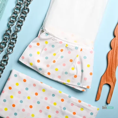 Notty Dotty - Beelittle Premium Organic Cotton Baby Thottil Cradle | Soft, Breathable & Portable