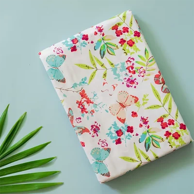 Pretty Butterfly - Beelittle Premium Organic Cotton Baby Thottil Cradle | Soft, Breathable & Portable