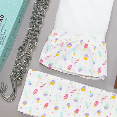 Sugar rush - Beelittle Premium Organic Cotton Baby Thottil Cradle | Soft, Breathable & Portable