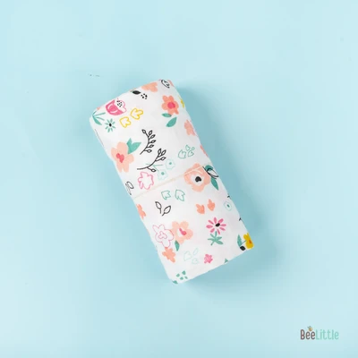 Cherry Blossom – Organic Muslin Cotton Baby Swaddle Blanket