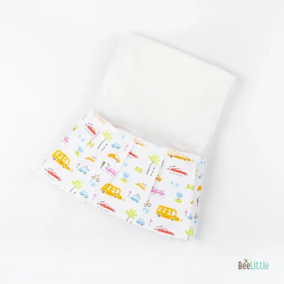 Cars 3.0 - Beelittle Premium Organic Cotton Baby Thottil Cradle | Soft, Breathable & Portable