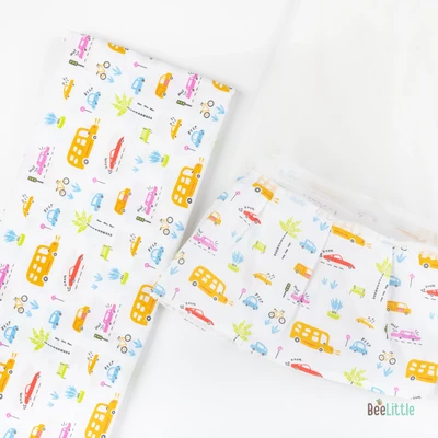 Cars 3.0 - Beelittle Premium Organic Cotton Baby Thottil Cradle | Soft, Breathable & Portable