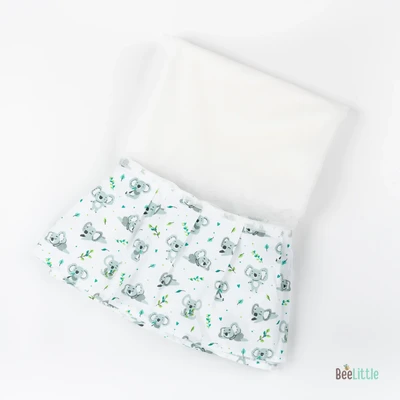 Grey Koala - Beelittle Premium Organic Cotton Baby Thottil Cradle | Soft, Breathable & Portable