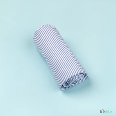 Purple Stripes – Organic Muslin Cotton Baby Swaddle Blanket
