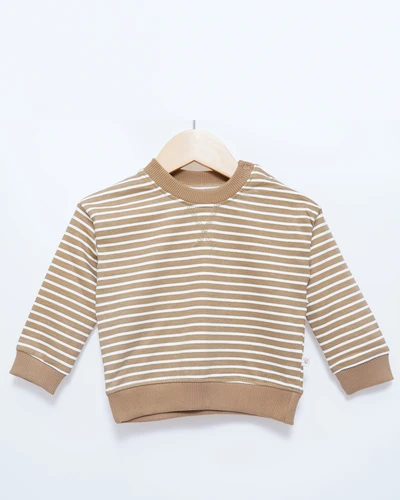 White and Brown Stripes