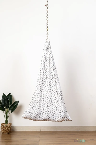 Little Faces - Beelittle Premium Organic Cotton Baby Thottil Cradle | Soft, Breathable & Portable