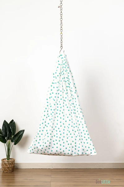 Night Man - Beelittle Premium Organic Cotton Baby Thottil Cradle | Soft, Breathable & Portable