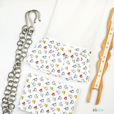 Fiat - Beelittle Premium Organic Cotton Baby Thottil Cradle | Soft, Breathable & Portable