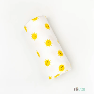 Sunny Day – Organic Muslin Cotton Baby Swaddle Blanket