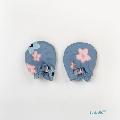 Blue flower - 0-6m
