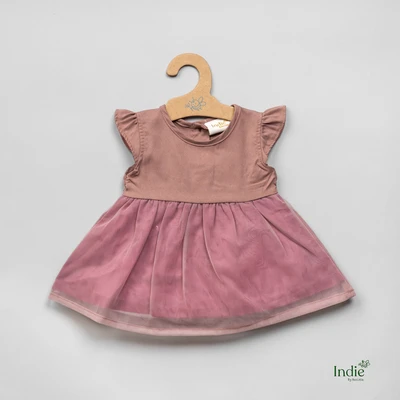 Rose Pink Yoke With Pink Dress